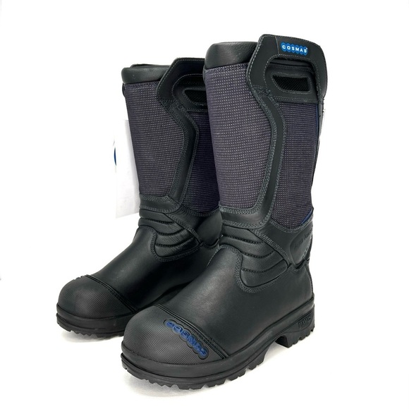 Cosmas Vulcan 14” Leather/Kermel Structural Bunker Boot Women’s Size 7.5 New NWT - Picture 16 of 16